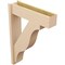 Ekena Millwork 8-in W x 30-in D x 42-in H Funston Block Rough Cedar Woodgrain TimberThane Outlooker, Primed Tan OUTUR080X30X42FST44RCPR - alternate 5